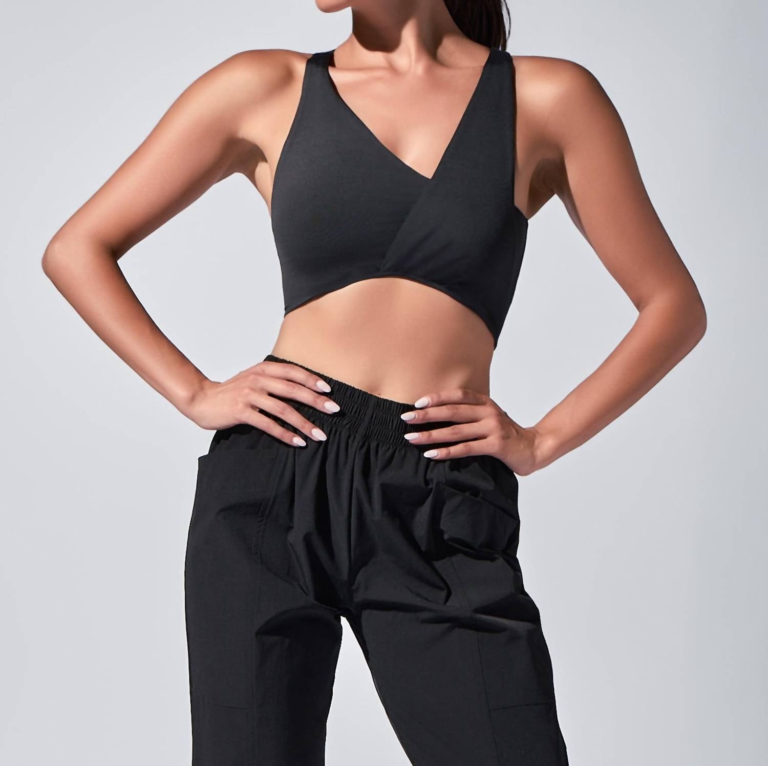 Heroine Sport - Twisted Symmetric Neck Top