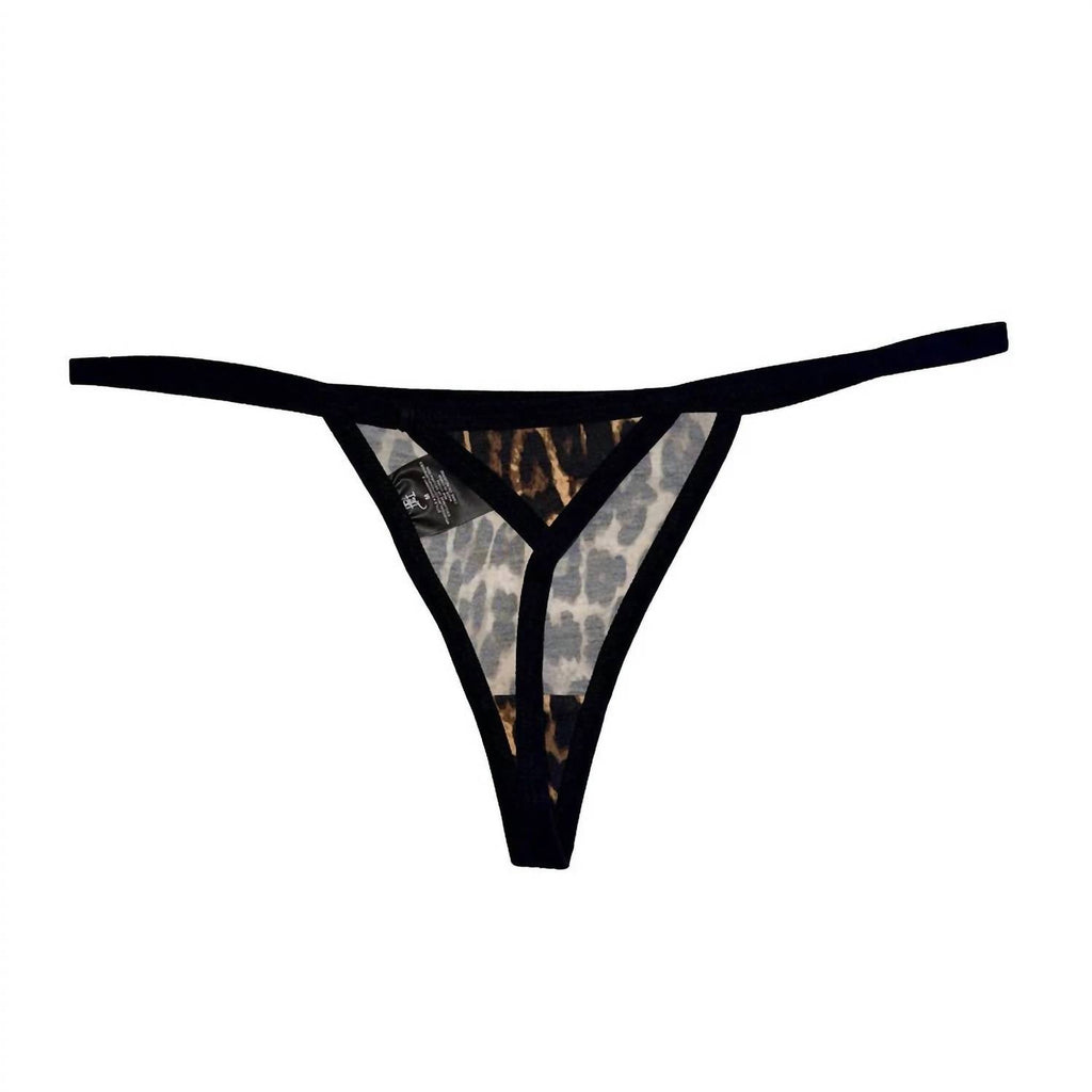 Ed Hardy - Leopard G String Panty