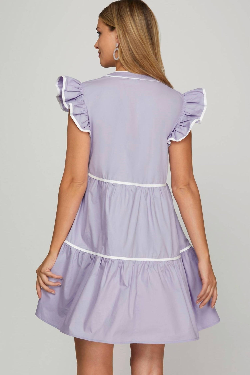 She + Sky - Danvers Tiered Mini Dress