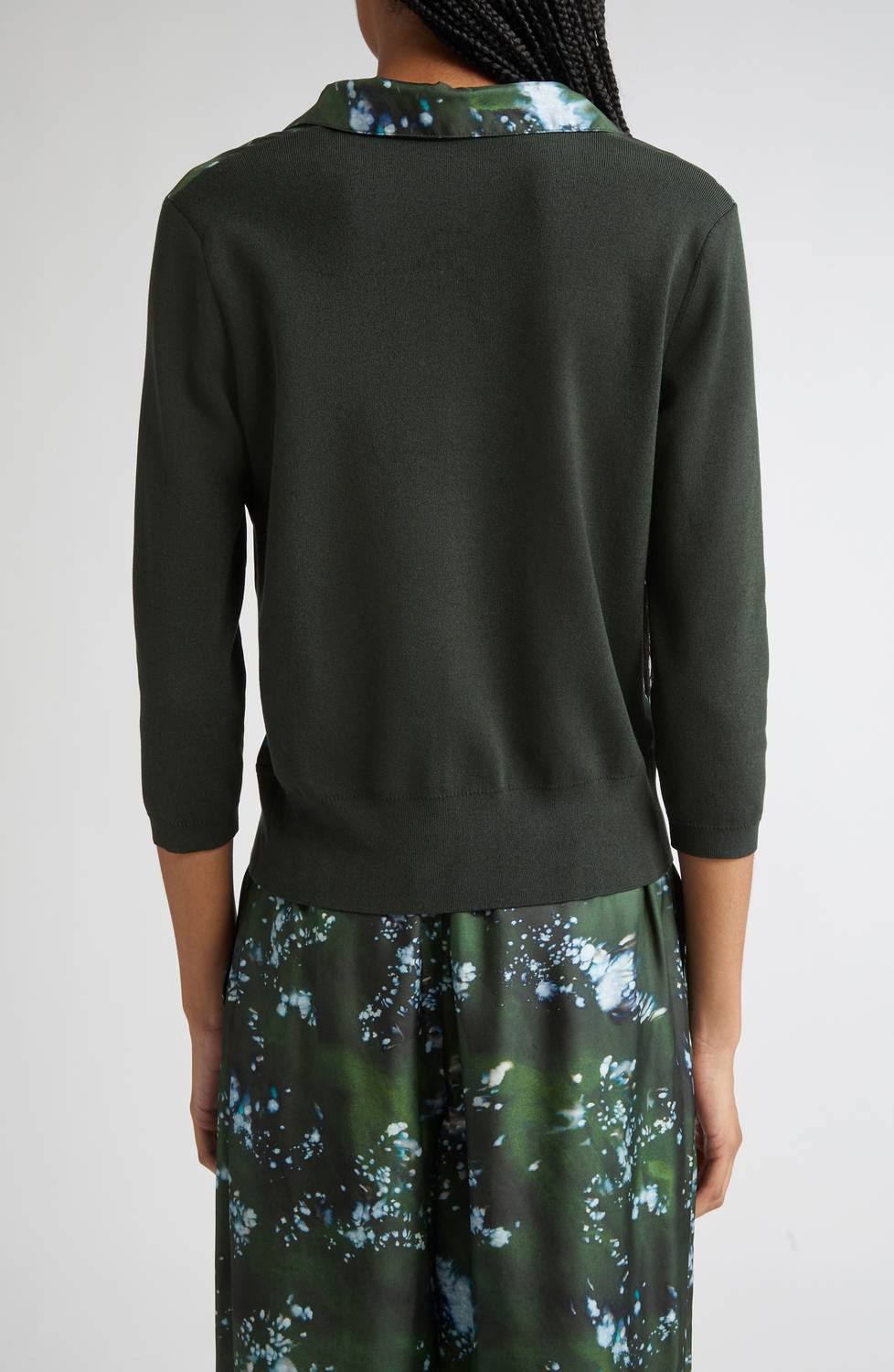 Lafayette 148 - Collard Button Front Cardigan
