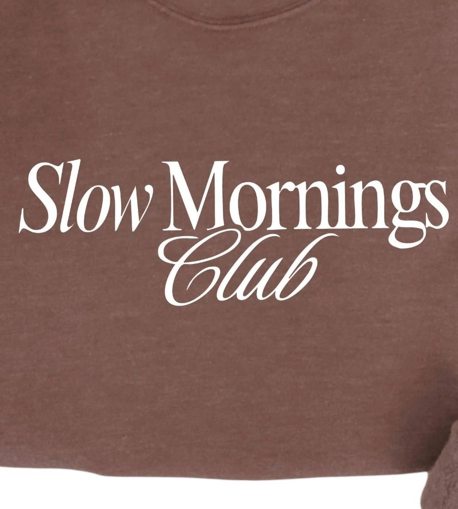 Oat Collective - Women's Slow Mornings Crewneck Sweatshirt