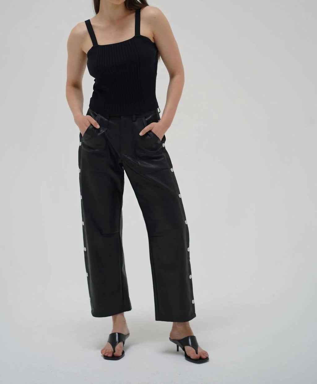 Lna - Simone Barrel Leg Pant