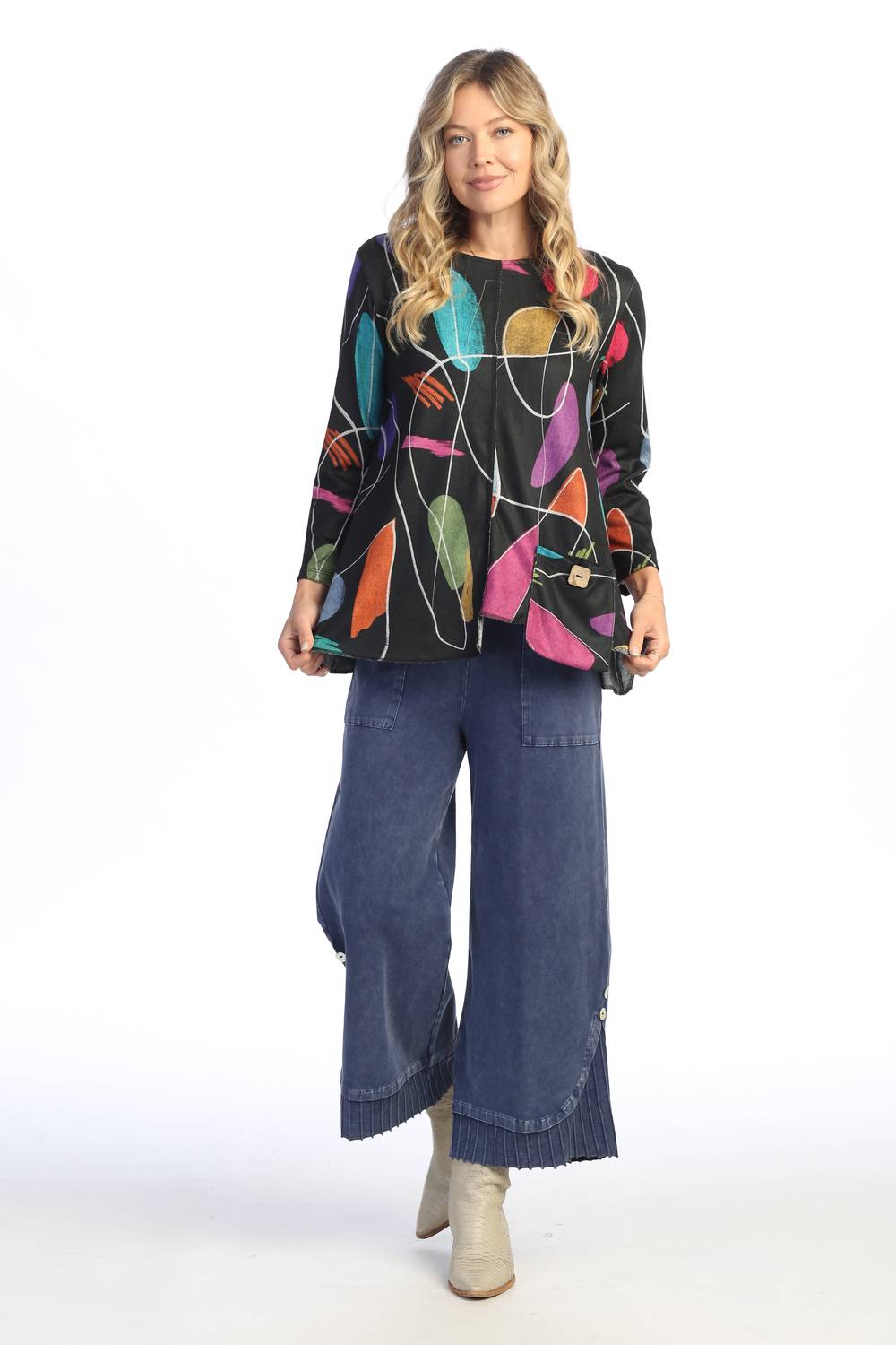 Jess & Jane - Frolic French Brushed Knit Top