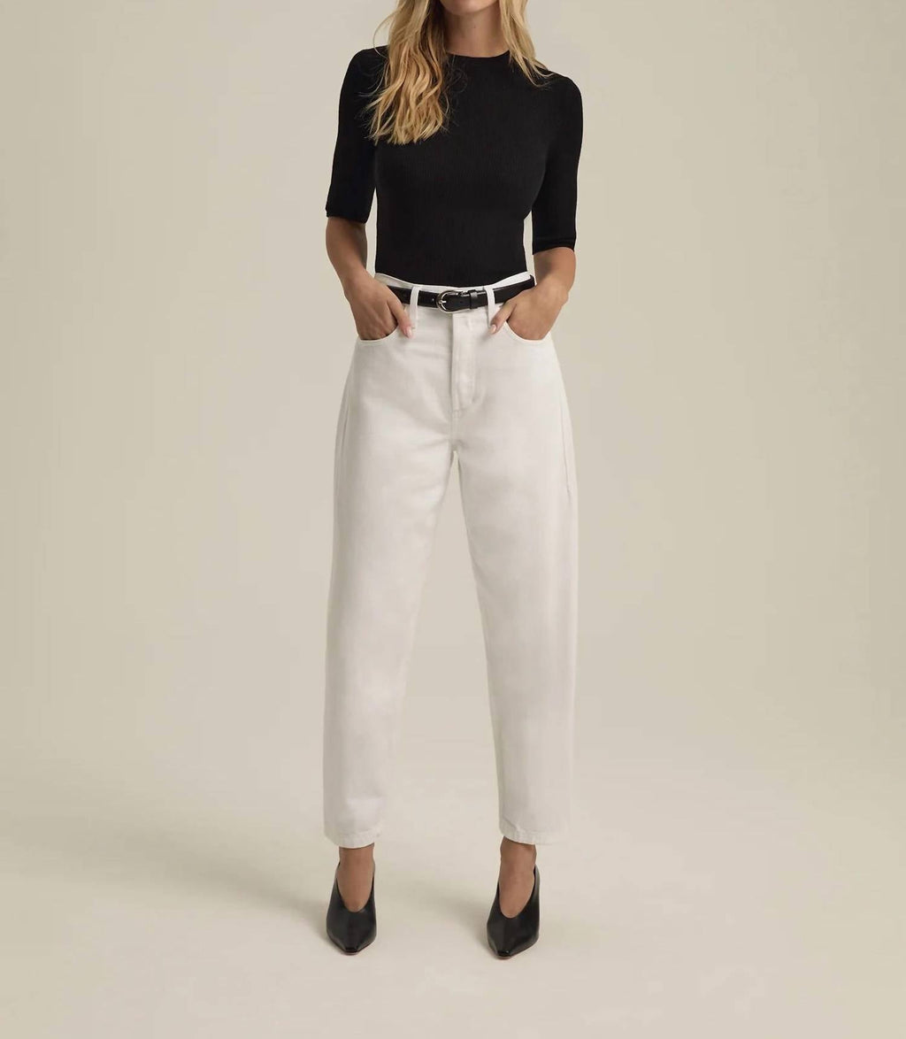 Favorite Daughter - Nikki Mid Rise Barrel Jeans