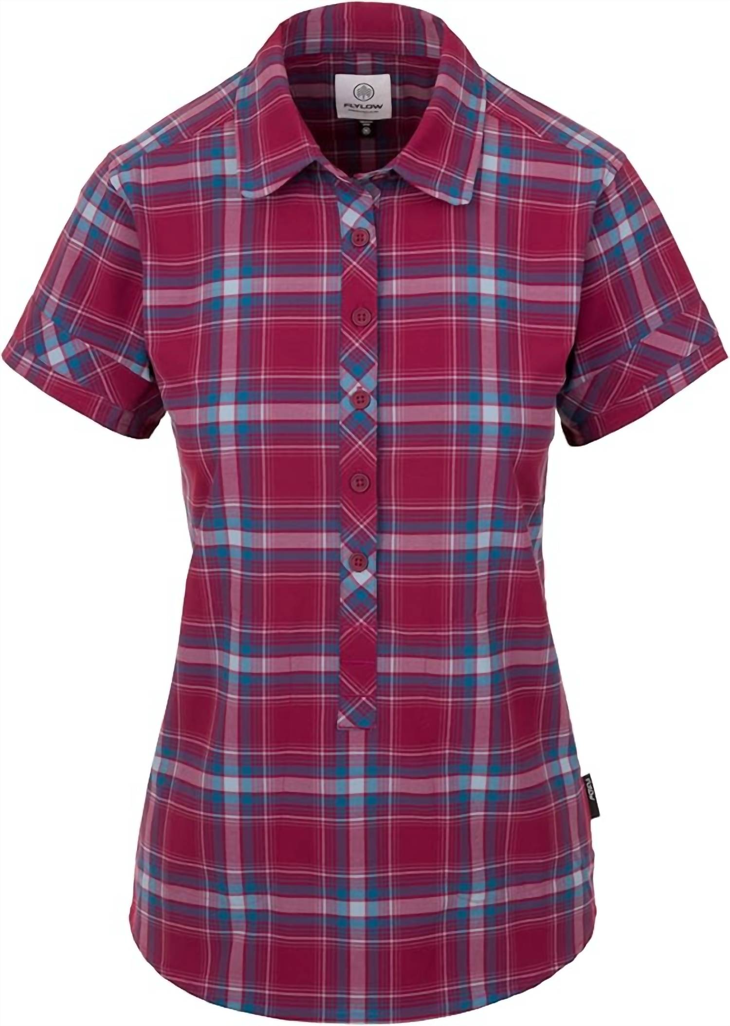 Flylow Gear - Aster Plaid Button-up Shorts Sleeve Shirt