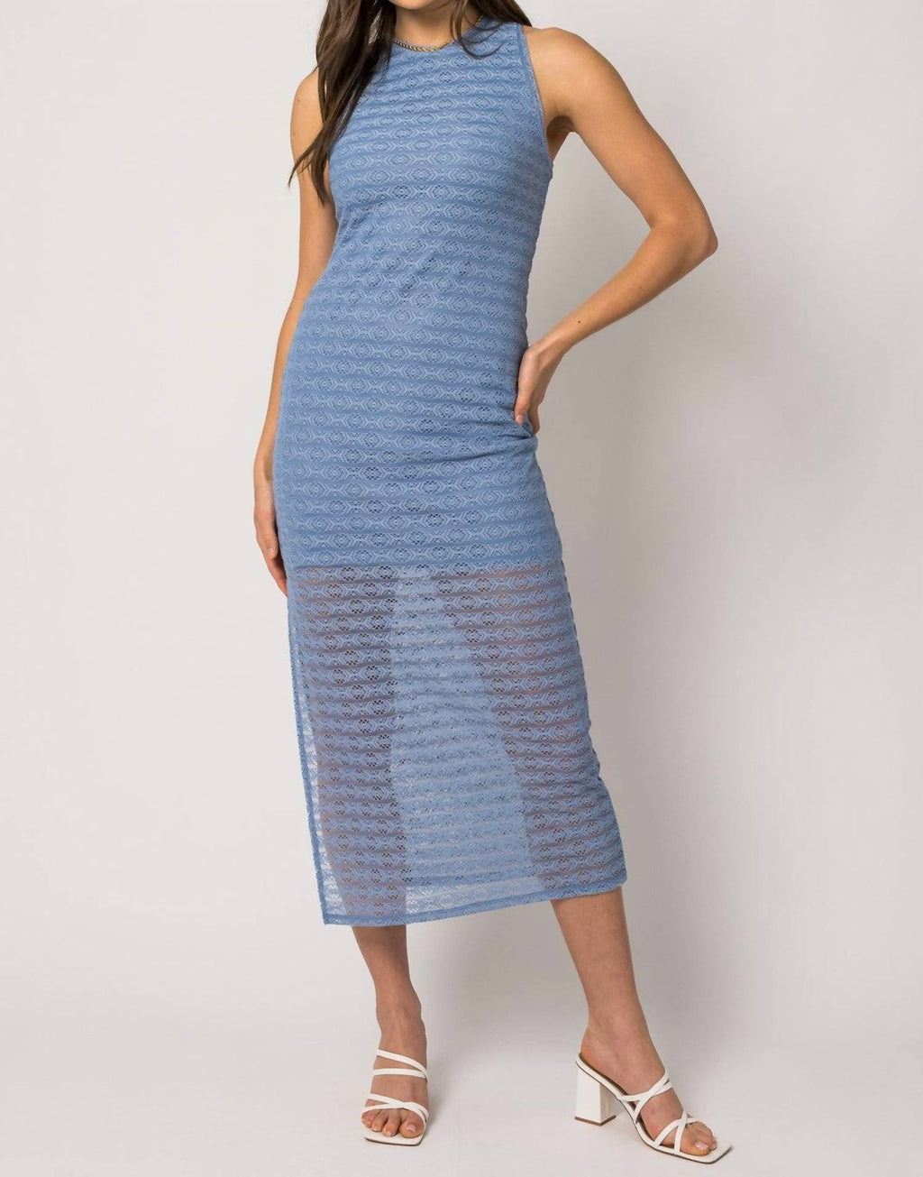 Gilli - Indian Springs Slit Midi Dress