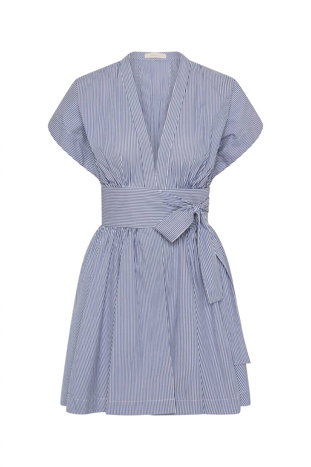Faithfull The Brand - Lova Belted V-neck Mini Dress