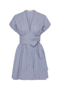 Faithfull The Brand - Lova Belted V-neck Mini Dress