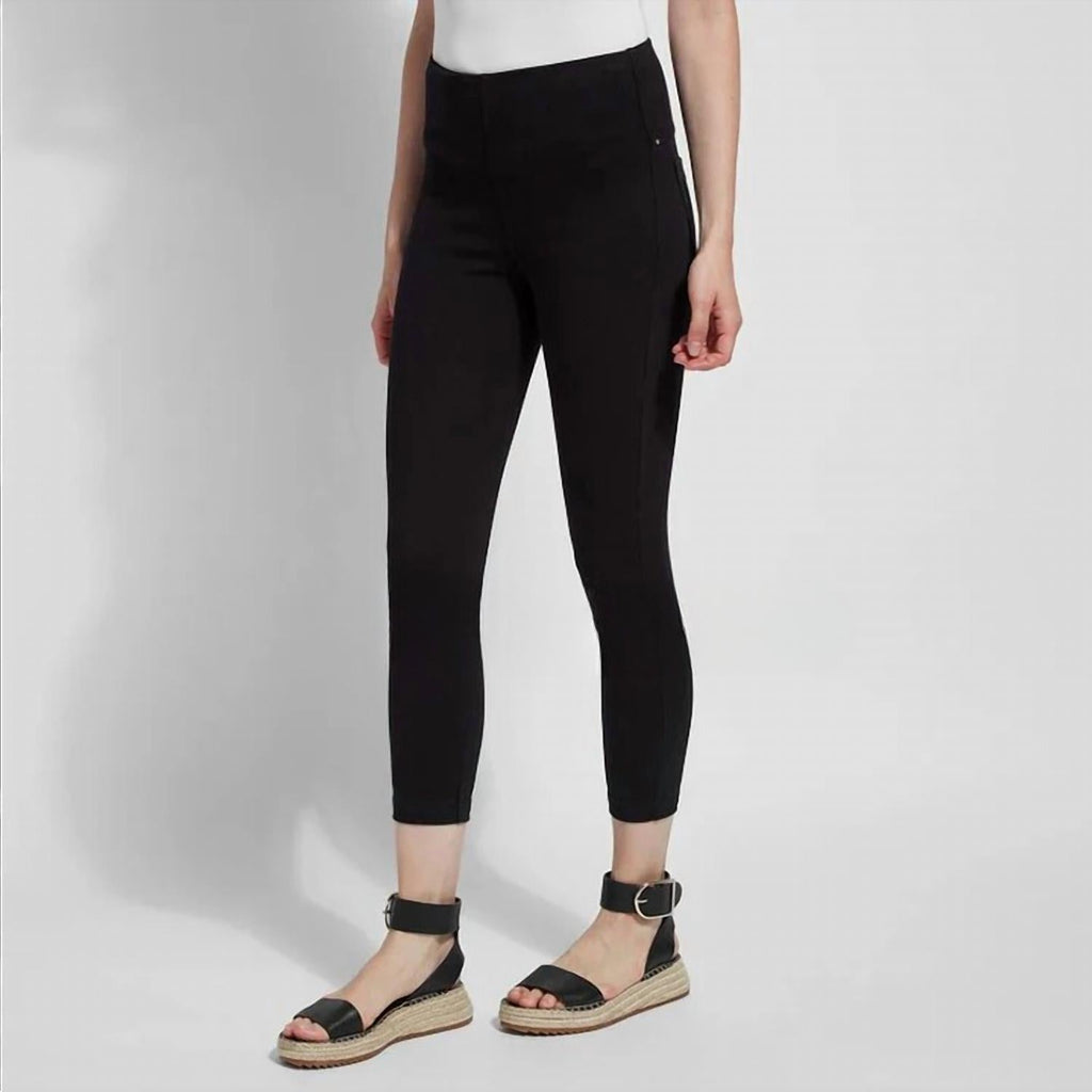 Lysse - Denim Toothpick Crop Leggings