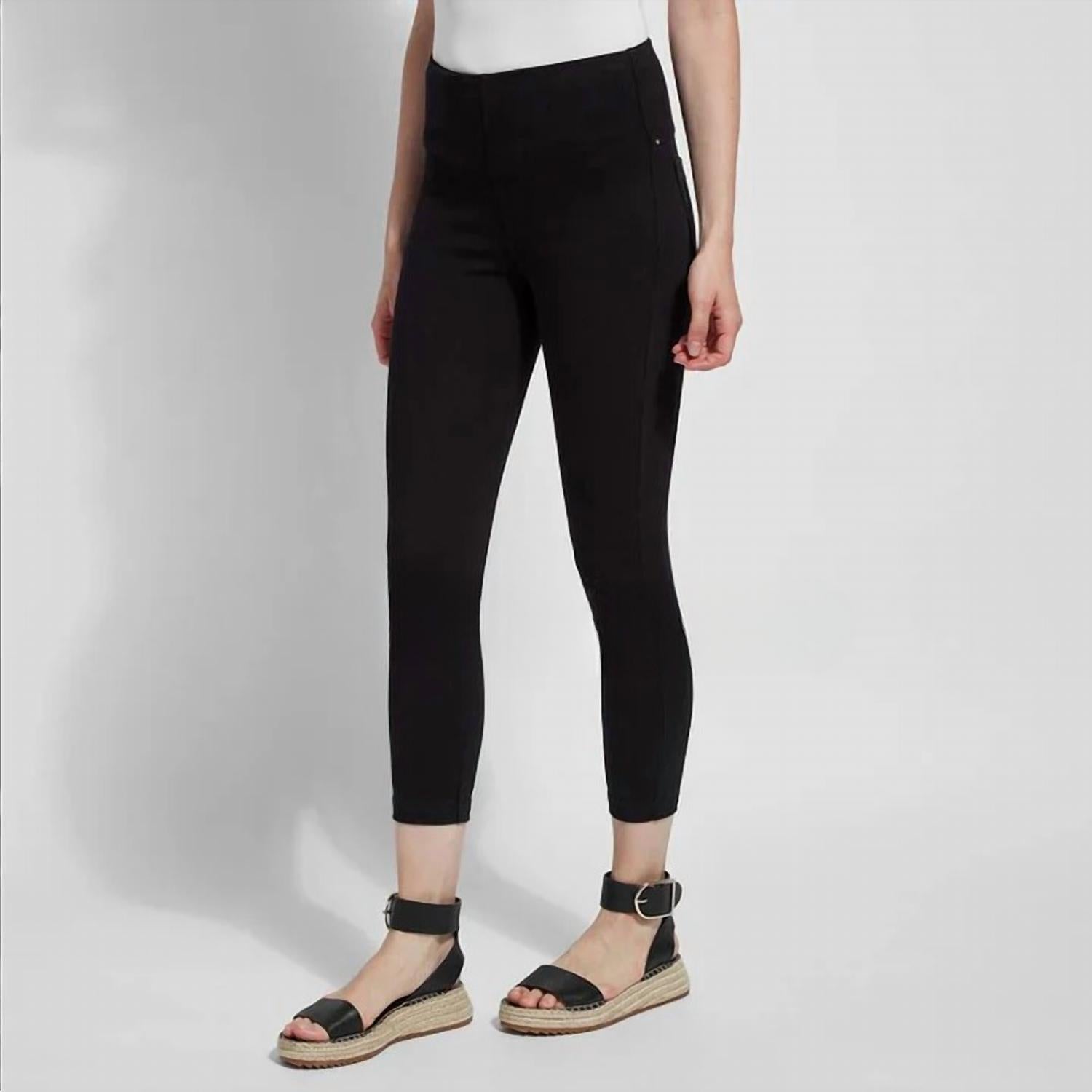 Lysse - Denim Toothpick Crop Leggings