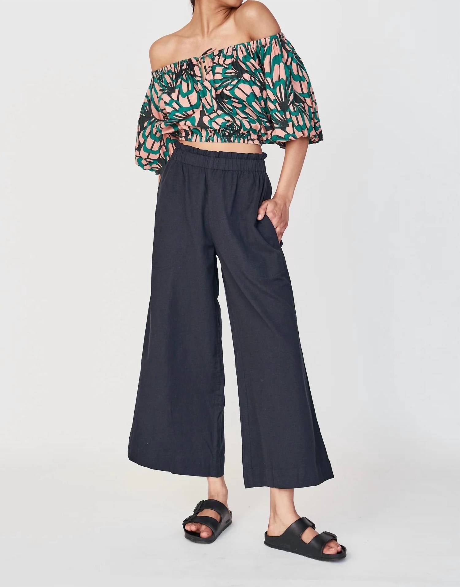 Mirth - Wide Leg Ankle Pants