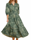 Umgee - Printed Midi Dress