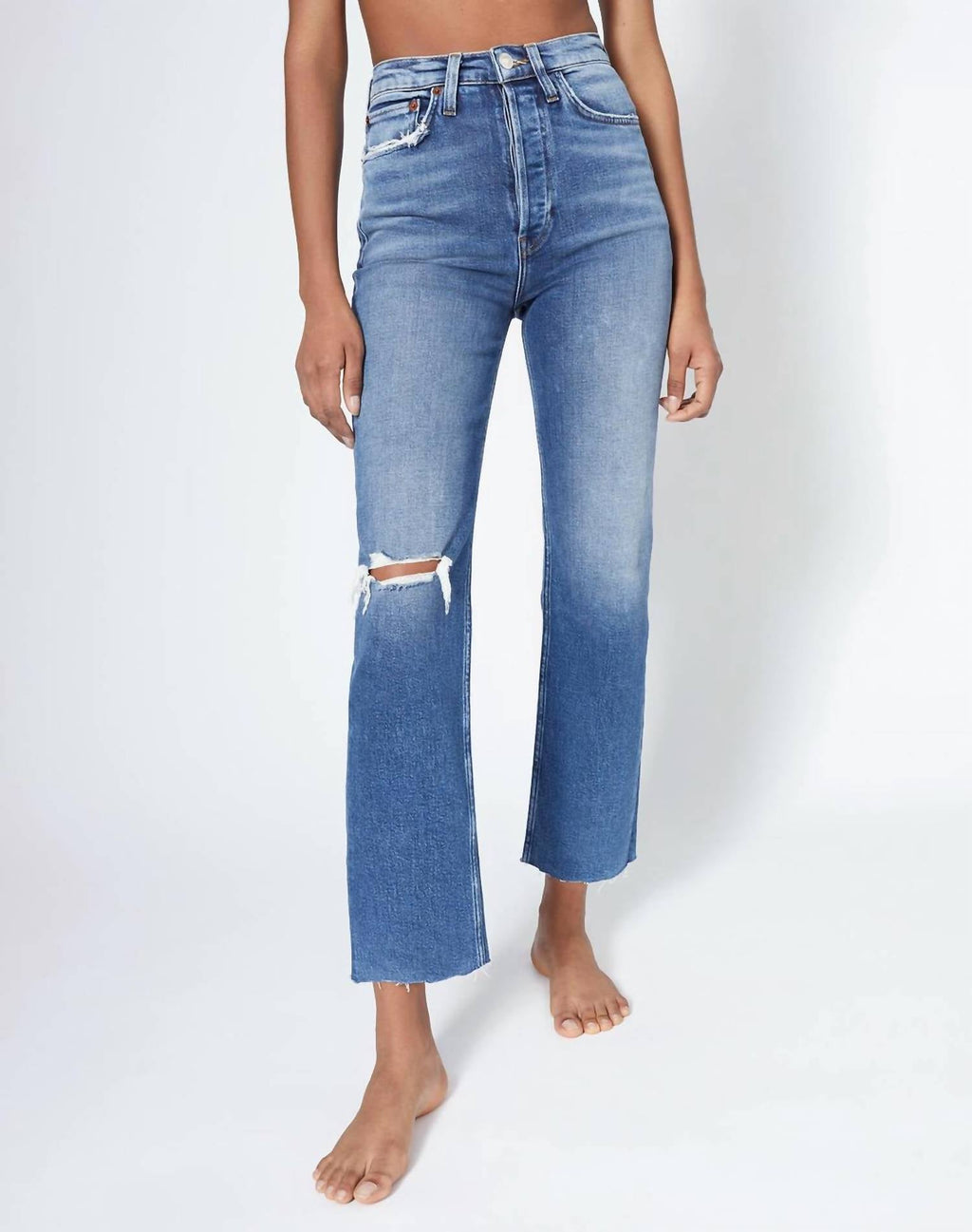 Re/Done - Comfort Stretch Ultra Highrise Stove Pipe Jean