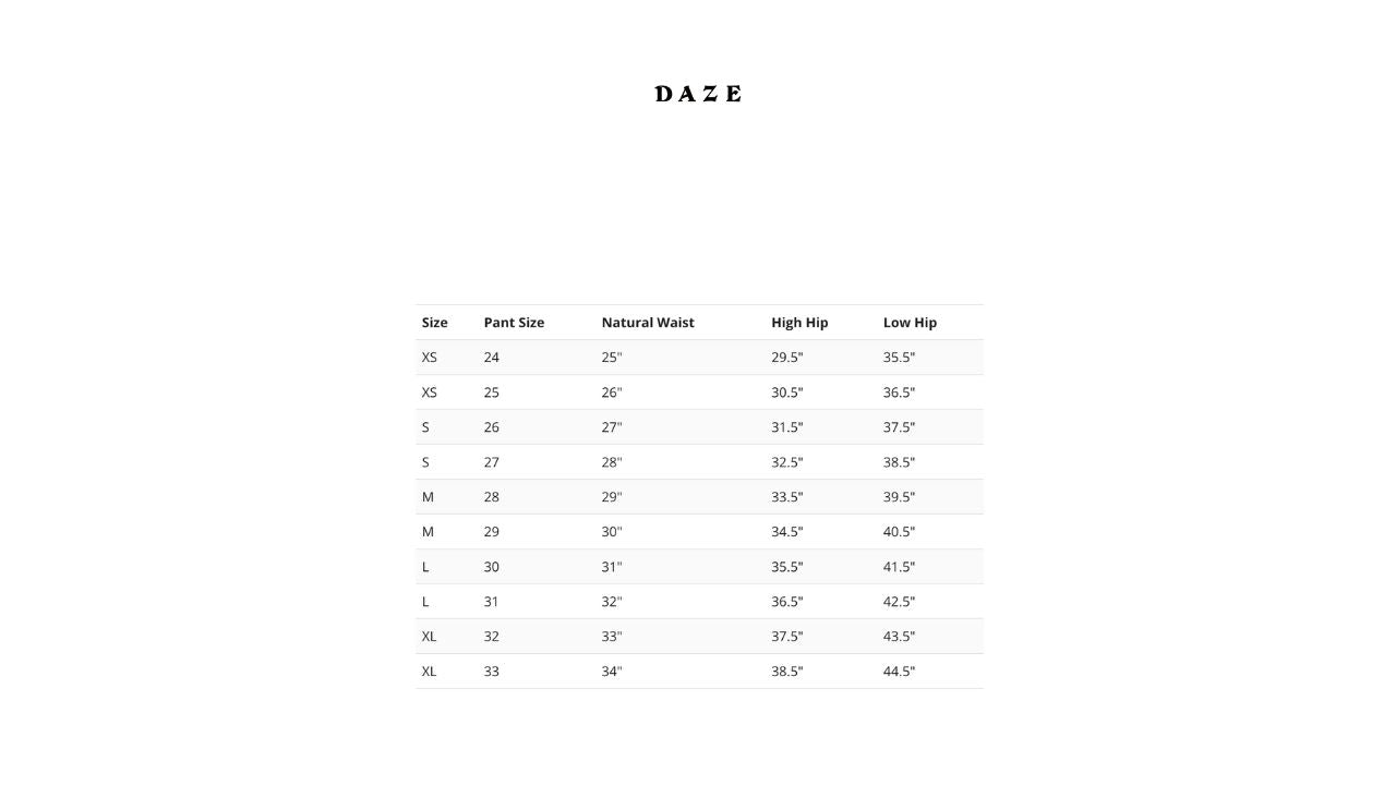 Daze - Far Out High Rise Wide Leg