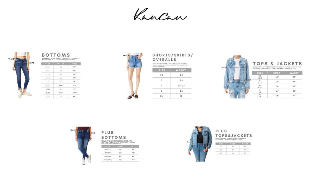 Kancan - Mid Rise Flare Jean