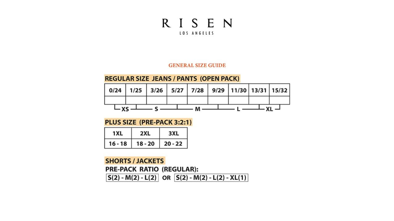 Risen - High Rise Side Slit Denim Shorts