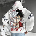 ONE PIECE Anime Luffy Joint Men's Hoodie Spring and Autumn New Large Daily Loose Japan Harajuku Parent-Child Pullover Top