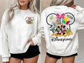 2026 Mickey and Friends Peripheral Printed Hoodies Latest Fashion Girls Spring Loose Parent-child Comfortable Round-neck Hoodie