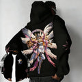 Zipper Hoodie 2025 Men's Anime Printed American Trend Y2K Casual Loose Sweater Top