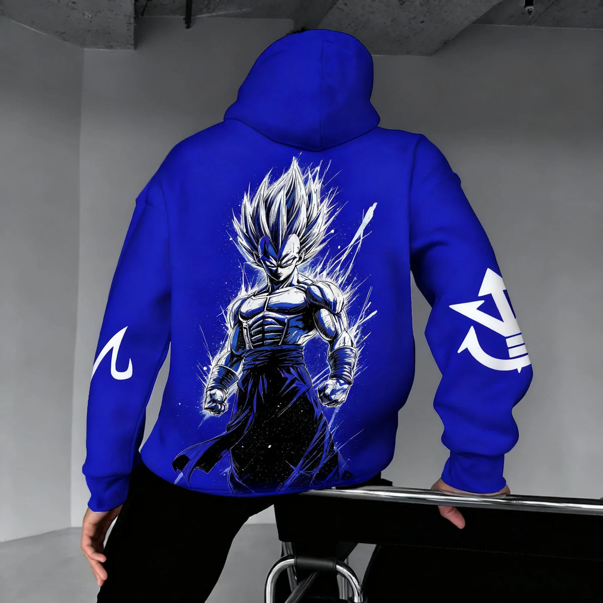 Animation Hoodie 2025 Men's Autumn/Winter New Vegeta Printed Harajuku Plus Size Casual Trendy Y2K Parent Child Top