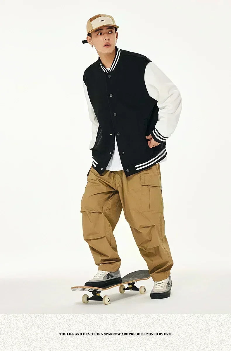 Baseball Clothing High Quality Baseball Jacket Men's Casual Trendy Autumn and Winter Top Clothing