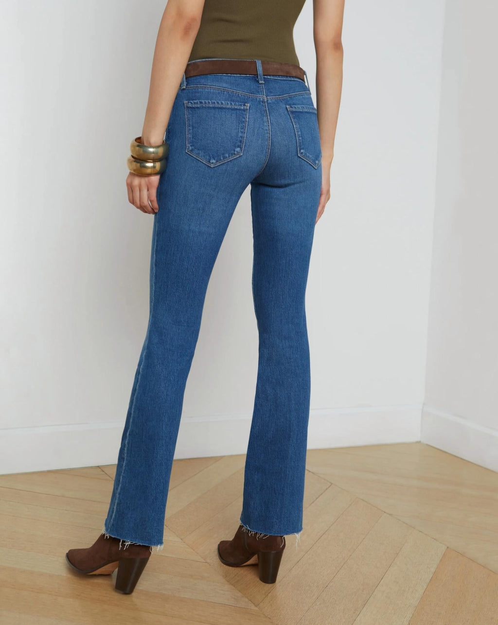 L'Agence - Sneeki Low-rise Straight-leg Jean