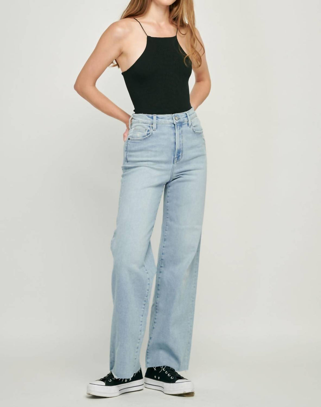 Hidden - Logan High Rise Dad Jean