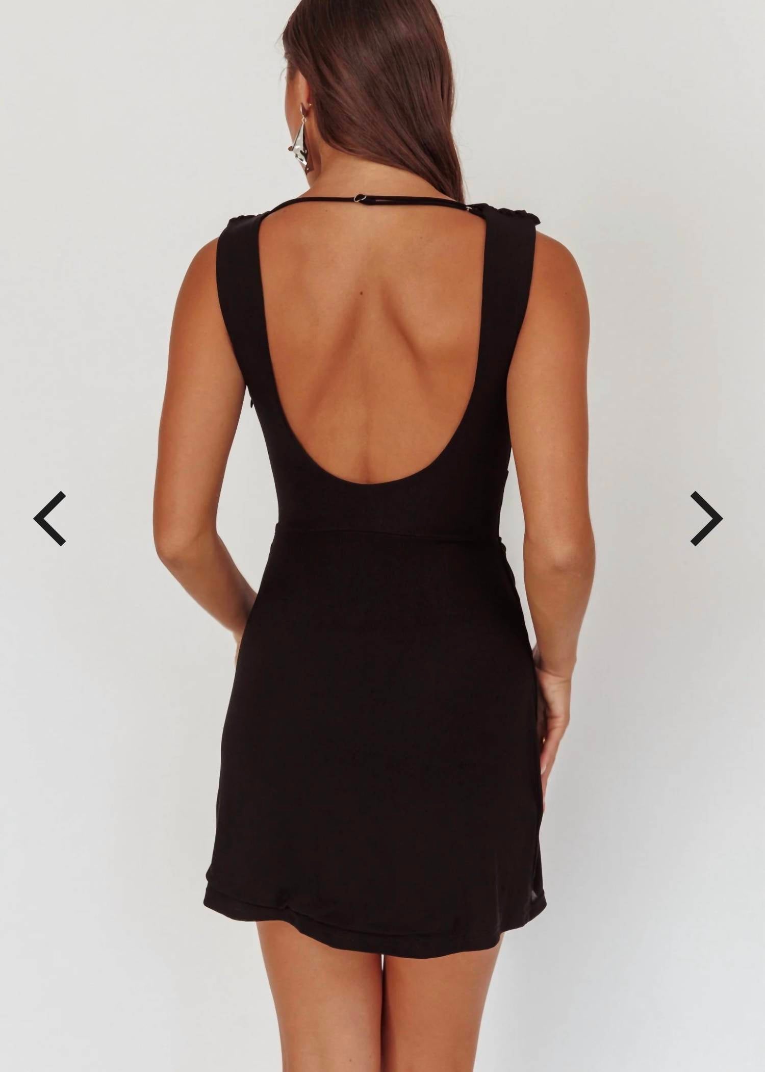 One And Only Collective - Draped Neck Mini Dress