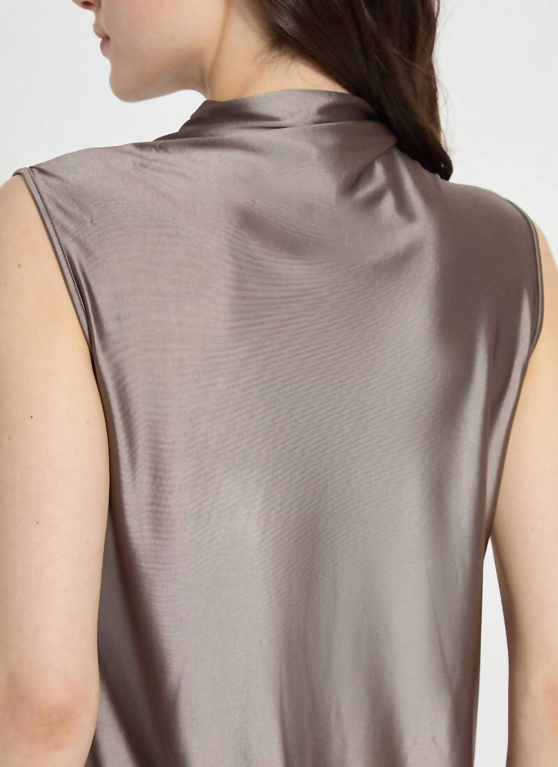Lysse - Irina Stretch Satin Turtleneck Top