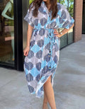 Mint Exclusives - Mosaic Comfy Shirt Dress