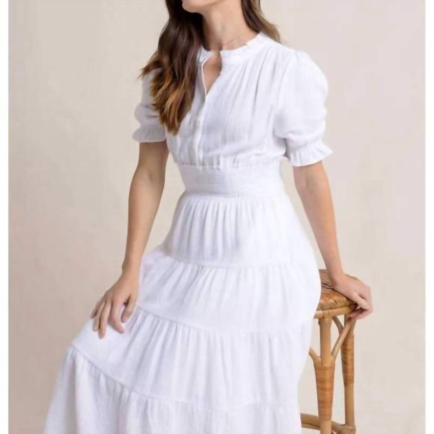 Southern Tide - Christa Short Sleeve Maxi Dress