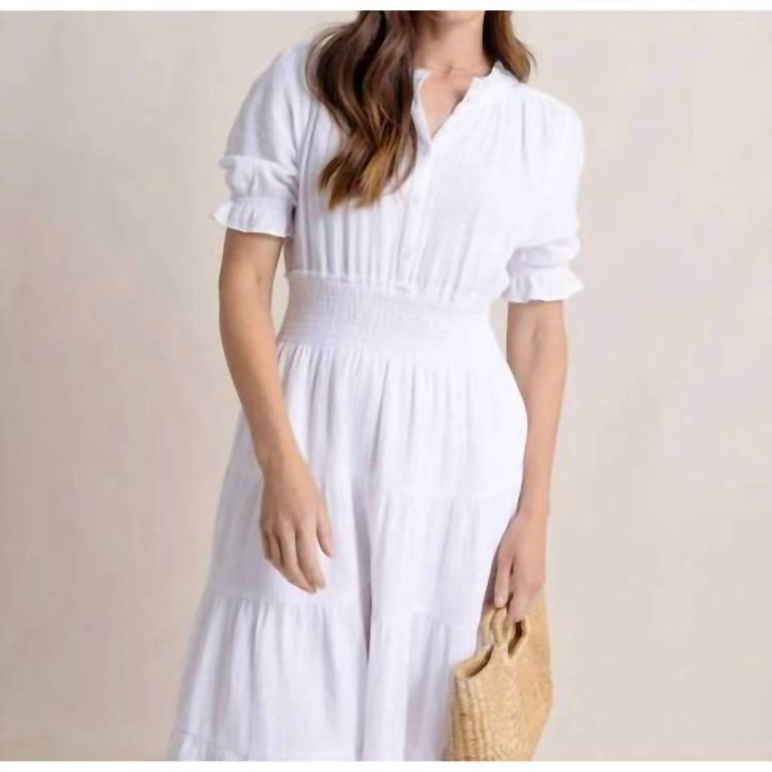 Southern Tide - Christa Short Sleeve Maxi Dress