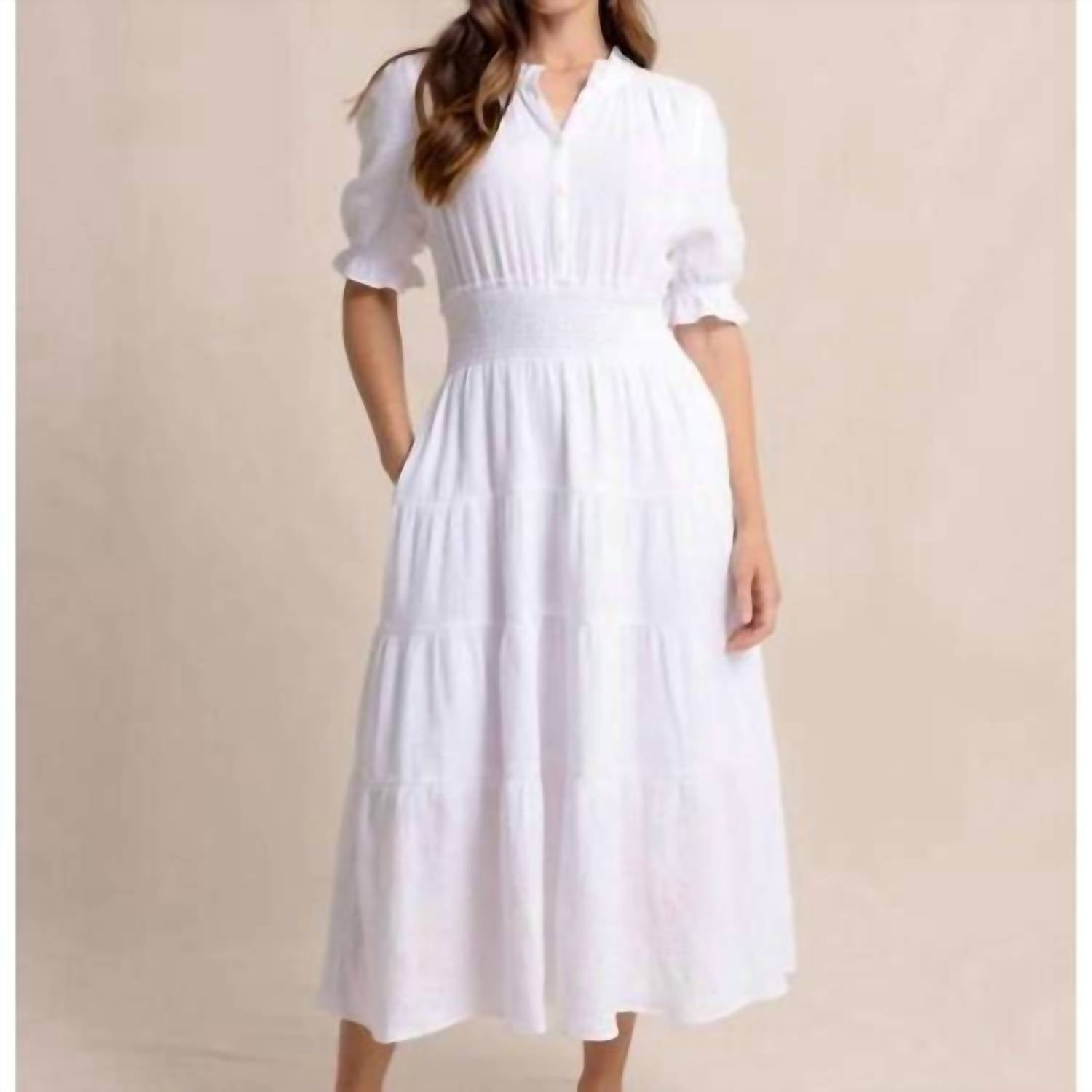 Southern Tide - Christa Short Sleeve Maxi Dress