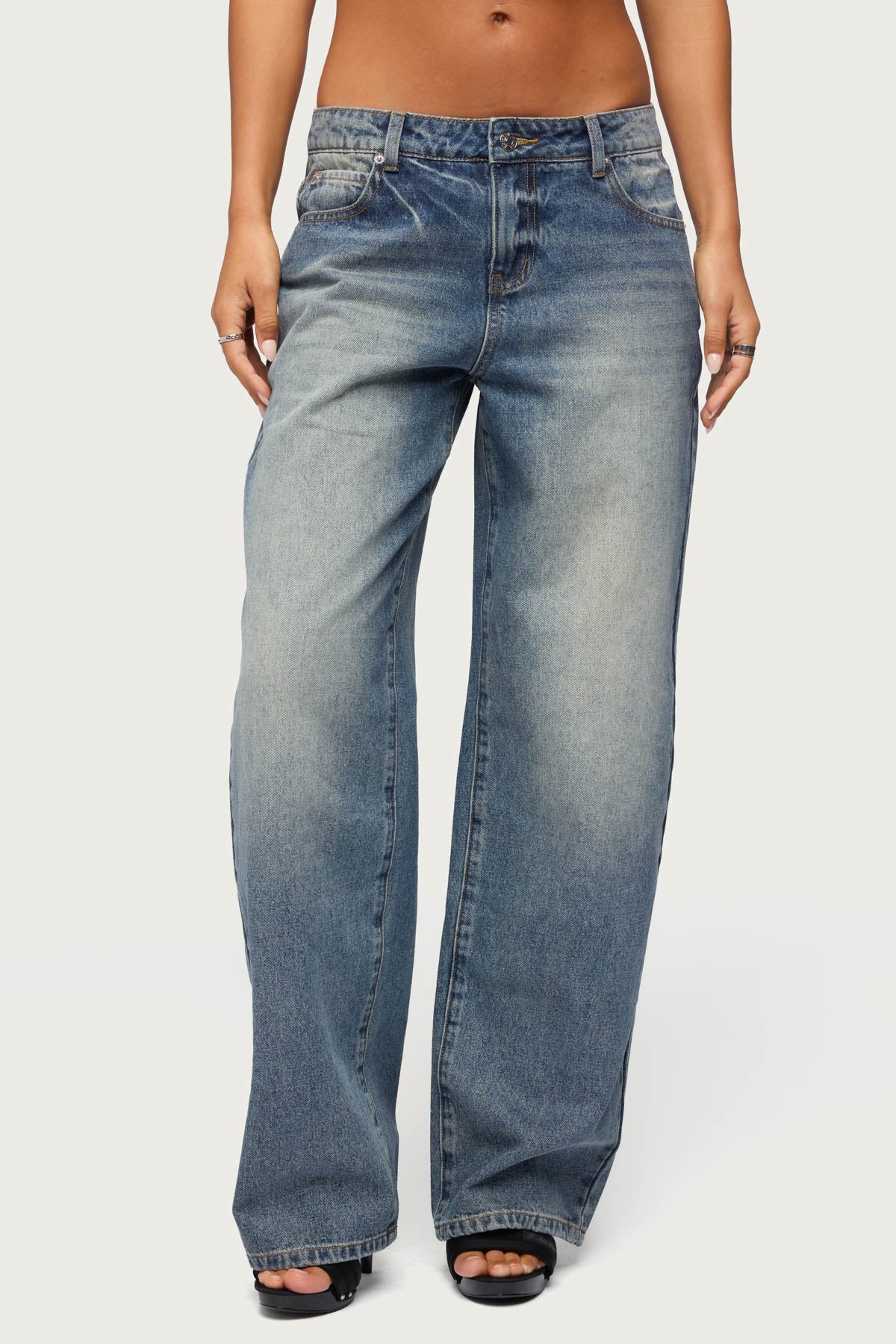 Heidie Low Rise Baggy Jeans
