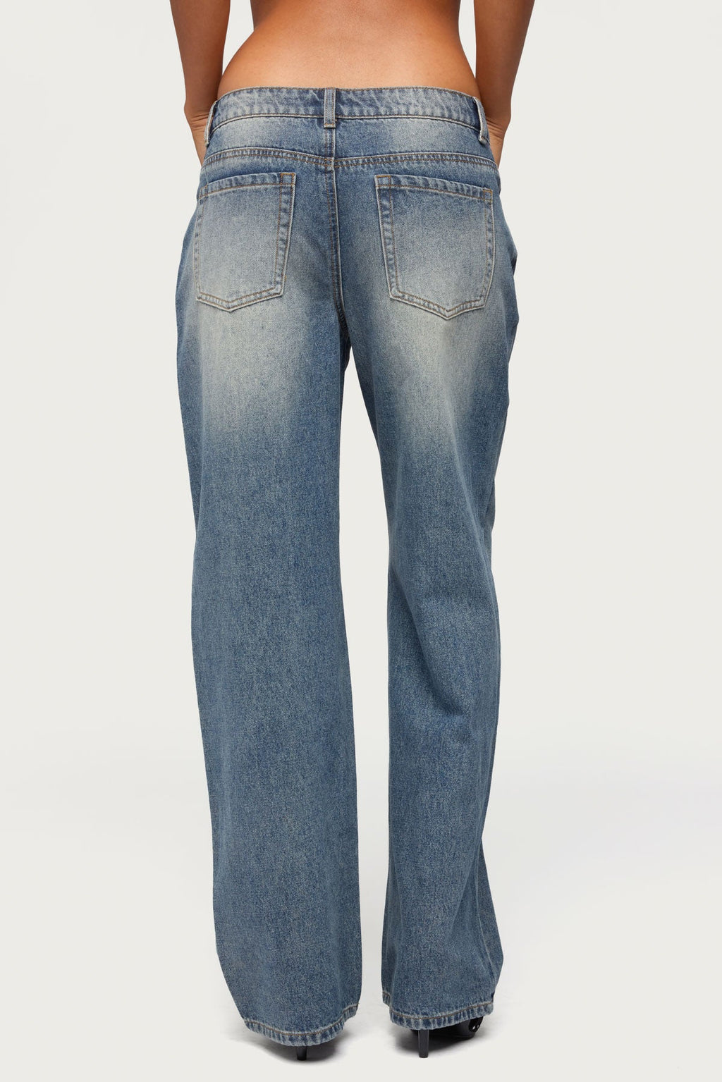 Heidie Low Rise Baggy Jeans