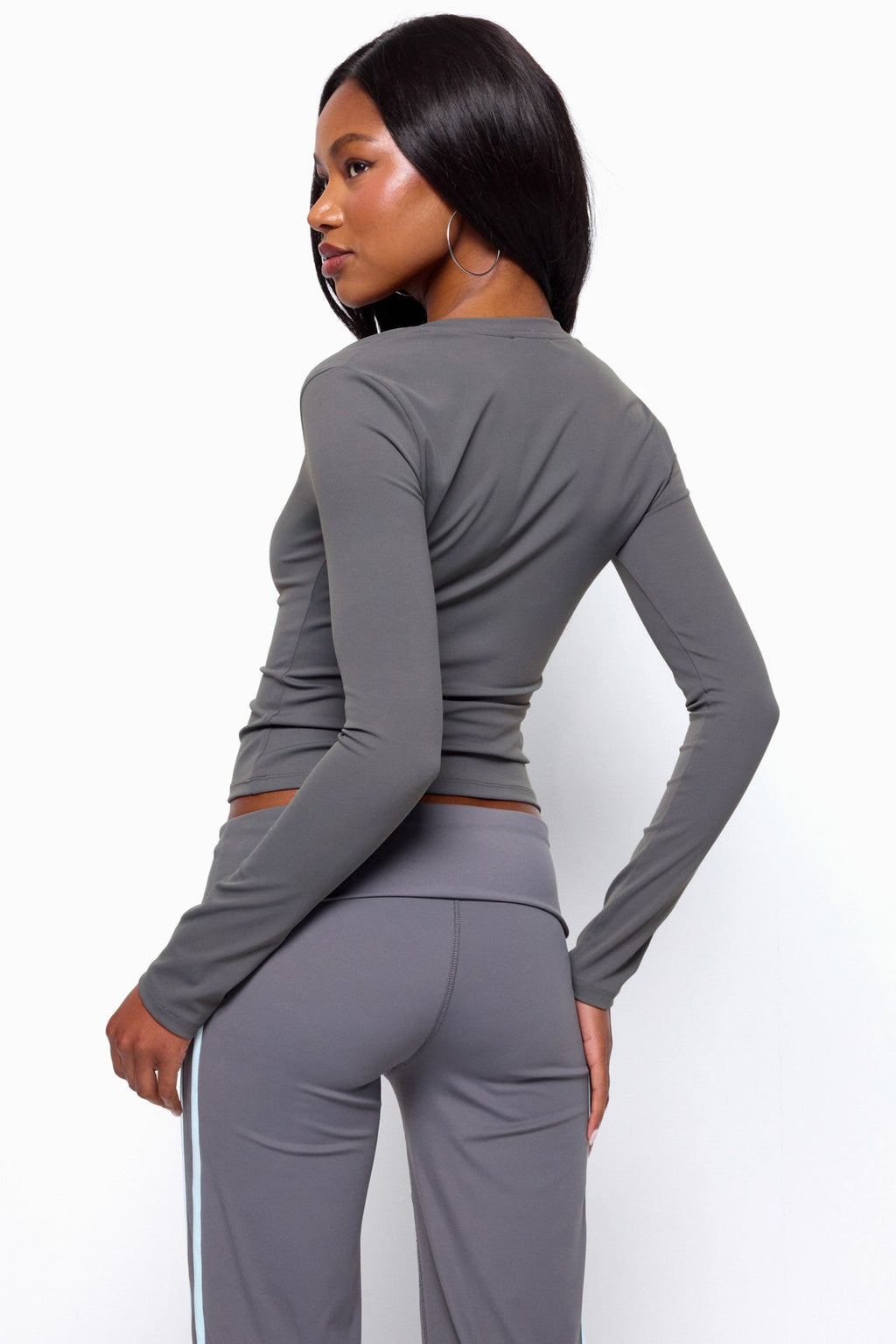 Ferne Long Sleeve V Neck Top